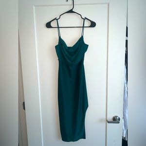 High Slit Midi Dress